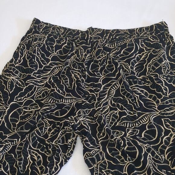 Meg & Margot Black and Gold Patterned Pants rayon size XL - Picture 5 of 5